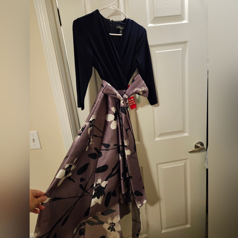 Elegant Floral Evening Dress